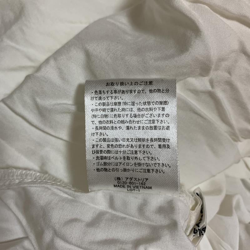 ジーナシス JEANASIS シャツ、ブラウス 七分袖 FREE 無地 白 / ホワイト / レディース USED 古着 中古 10016788