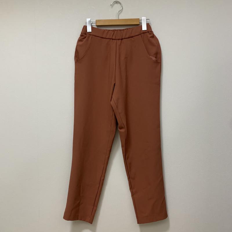 ロージー ROSIEE パンツ スラックス 38 無地 茶 / ブラウン / レディース USED 古着 中古 10016791