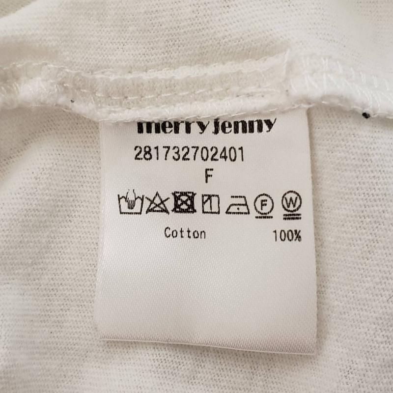 メリージェニー merry jenny Tシャツ 半袖 FREE 無地 白 / ホワイト / レディース USED 古着 中古 10016801