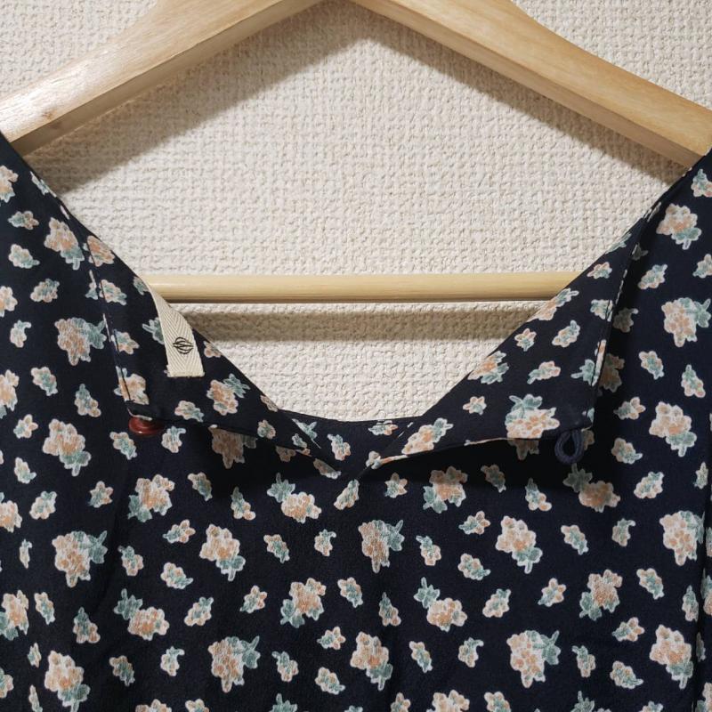 マジェスティックレゴン MAJESTIC LEGON ワンピース ミニスカート FREE 花柄 紺 / ネイビー / X 桃 / ピンク / X 白 / ホワイト / レディース USED 古着 中古 10016821