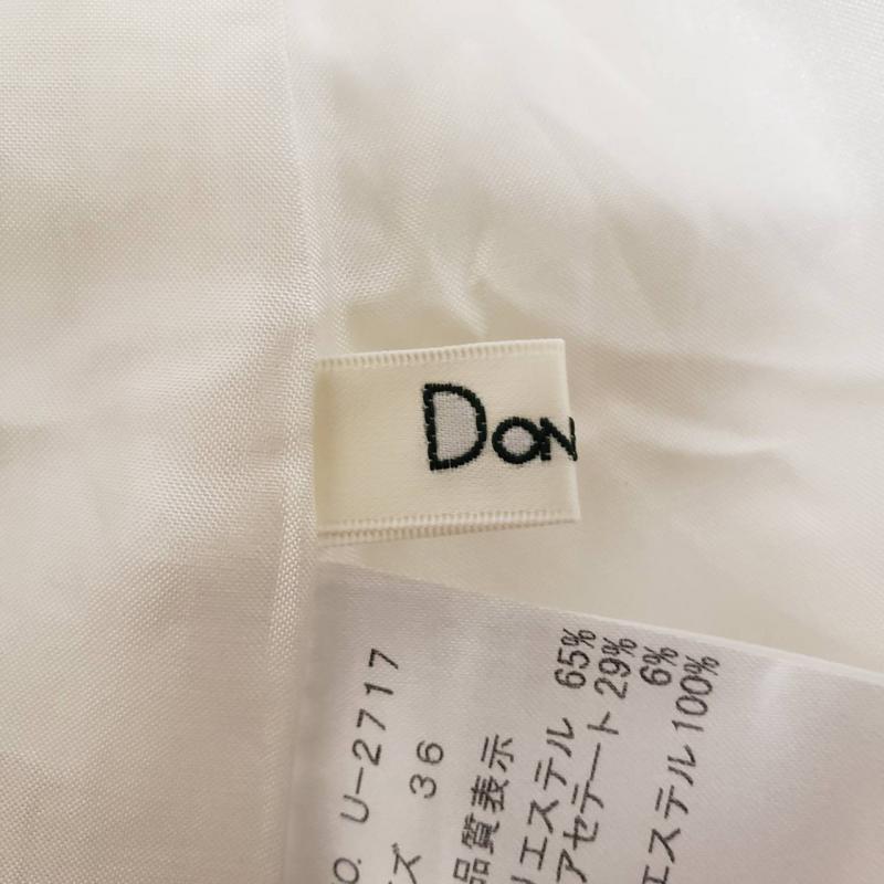 ドニーユ DONEEYU スカート ひざ丈スカート 36 無地 白 / ホワイト / レディース USED 古着 中古 10016824