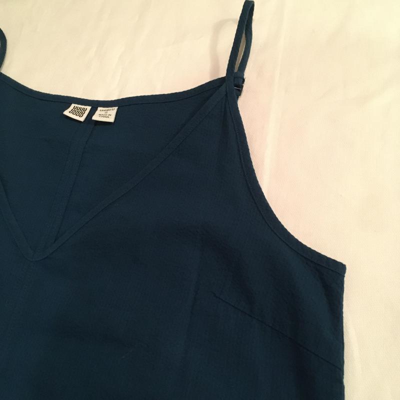 ユニクロユー Uniqlo U サロペット・オーバーオール サロペット、オーバーオール 肩紐調節可能 S 無地 青 / ブルー / レディース USED 古着 中古 10016836