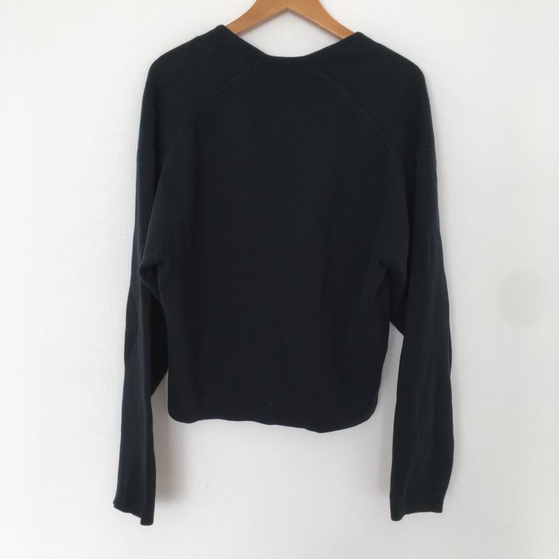 ユニクロ アンド ルメール UNIQLO AND LEMAIRE ニット、セーター 長袖 L 無地 紺 / ネイビー / レディース USED 古着 中古 10016845