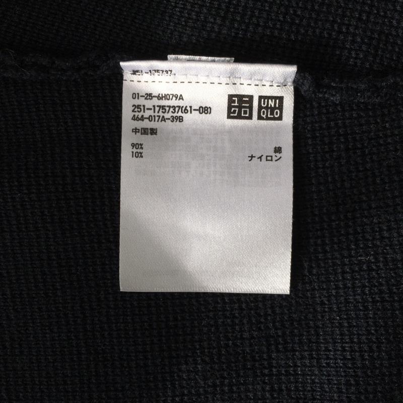 ユニクロ アンド ルメール UNIQLO AND LEMAIRE ニット、セーター 長袖 L 無地 紺 / ネイビー / レディース USED 古着 中古 10016845