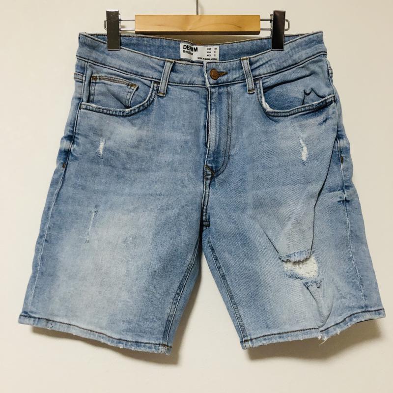ベルシュカ Bershka パンツ デニム、ジーンズ 31インチ 無地 インディゴ / インディゴ / レディース USED 古着 中古 10016934