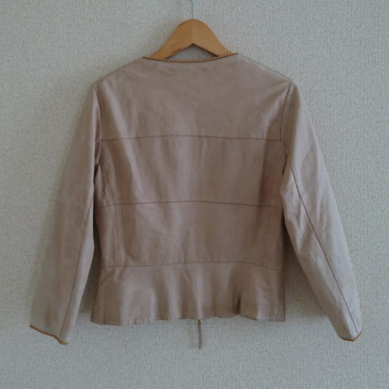 マレーラ MARELLA ジャケット、上着 ジャンパー、ブルゾン 42 無地 ベージュ / ベージュ / レディース USED 古着 中古 10017055