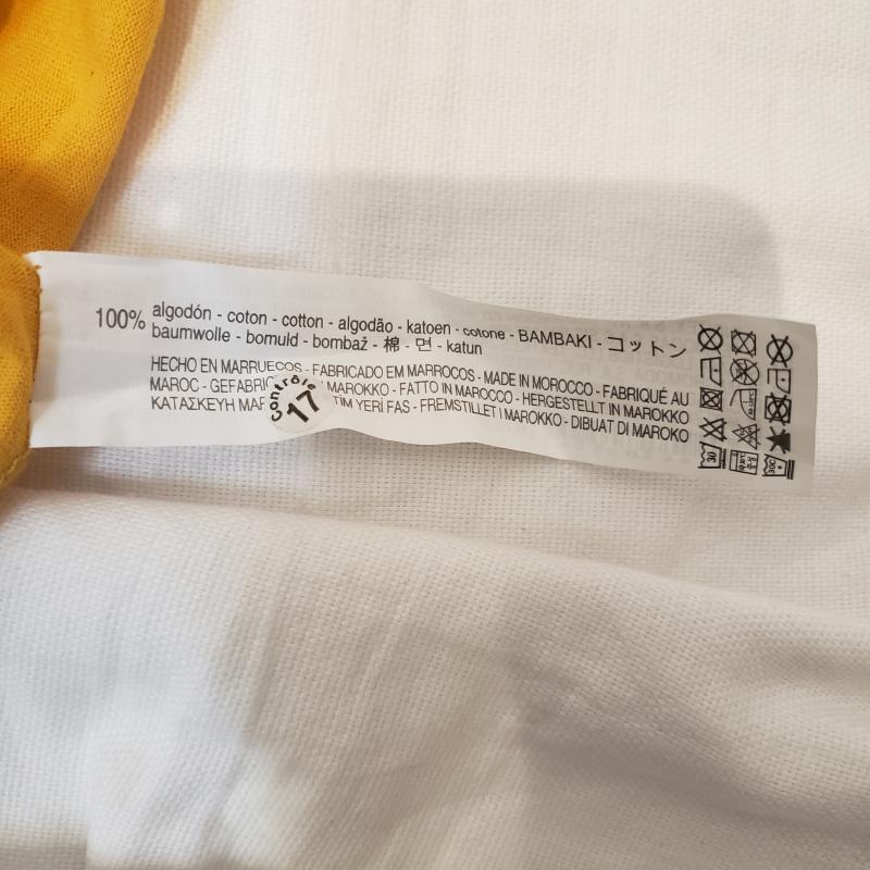 ザラ ZARA TRAFALUC Tシャツ 半袖 M ロゴ、文字 X 無地 橙 / オレンジ / X 紺 / ネイビー / レディース USED 古着 中古 10017120