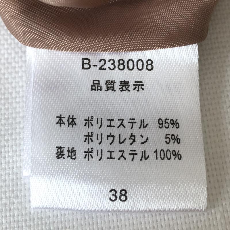 ドナマリー DONA MARIE ワンピース ひざ丈スカート 38 無地 ベージュ / ベージュ /  レディース USED 古着 中古 10017133