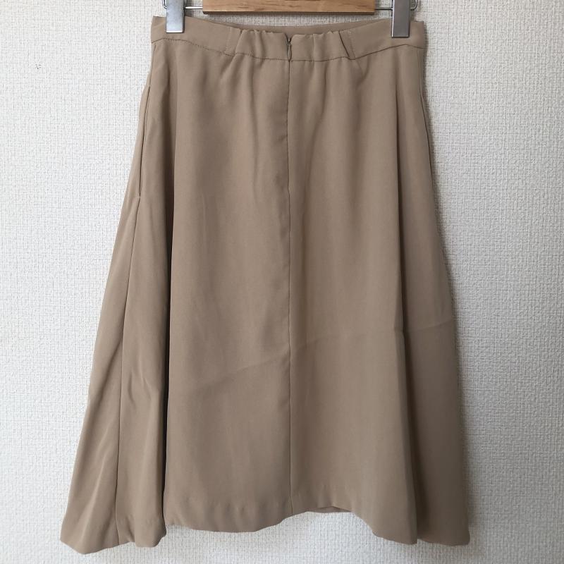 エンネア Ennea スカート ひざ丈スカート 38 無地 ベージュ / ベージュ / レディース USED 古着 中古 10017137
