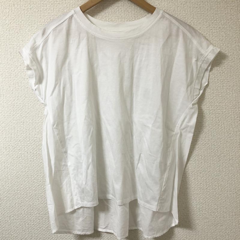 ヨーロ YOLO カットソー 半袖 36 無地 白 / ホワイト / レディース USED 古着 中古 10017141