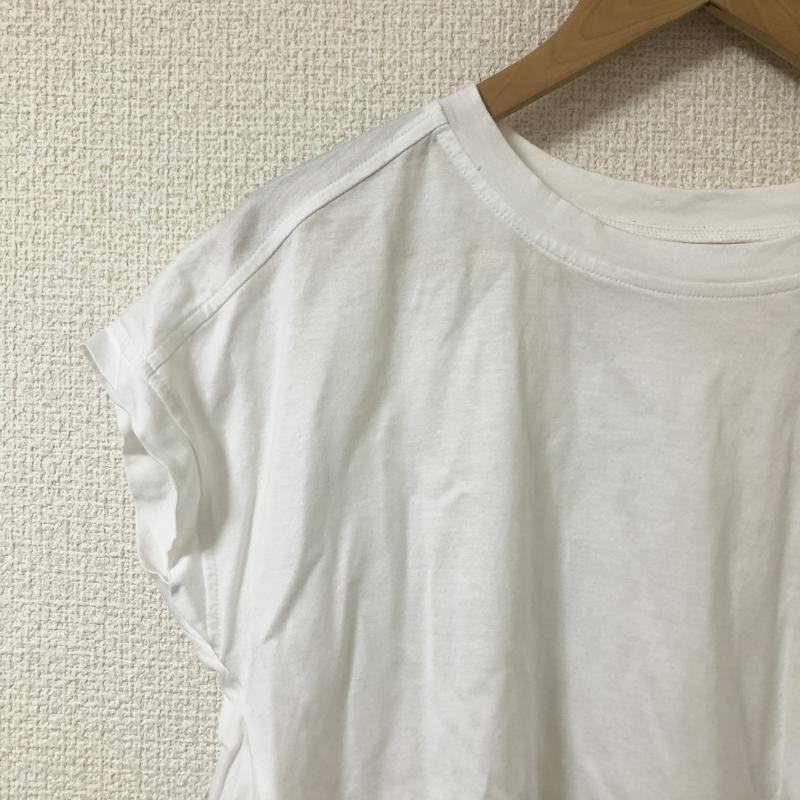 ヨーロ YOLO カットソー 半袖 36 無地 白 / ホワイト / レディース USED 古着 中古 10017141