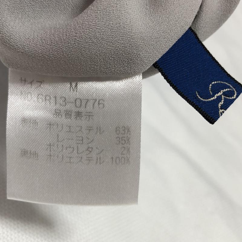 リアラ Reala カットソー 長袖 プルオーバーブラウス M チェック 灰 / グレー / レディース USED 古着 中古 10017146