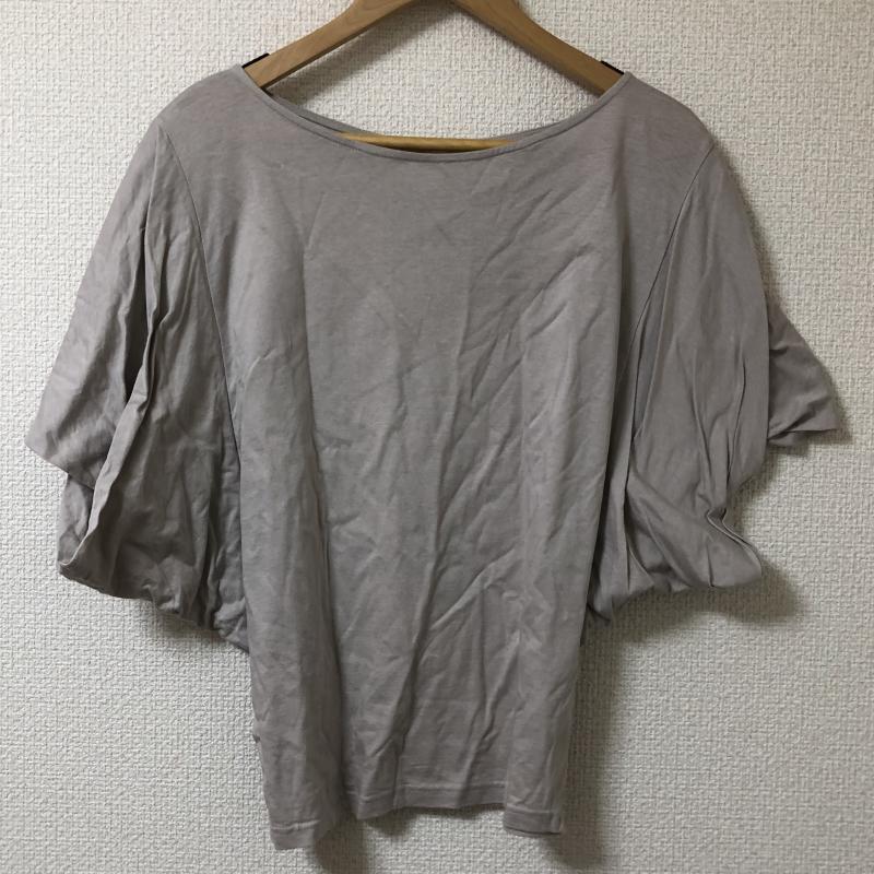 アナナス anana カットソー 半袖 36 無地 灰 / グレー / レディース USED 古着 中古 10017157