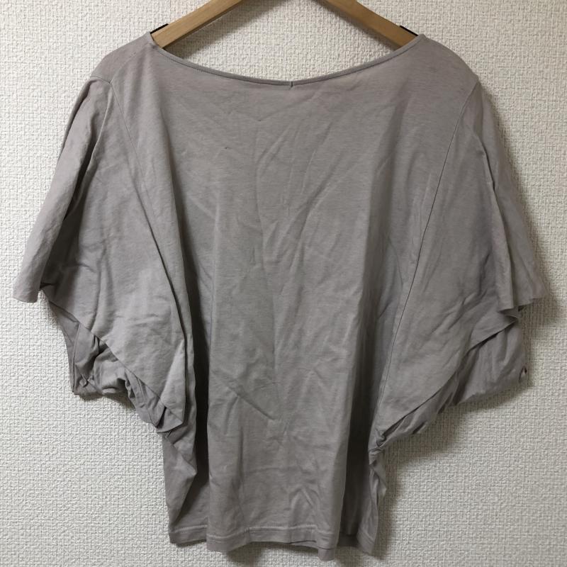 アナナス anana カットソー 半袖 36 無地 灰 / グレー / レディース USED 古着 中古 10017157