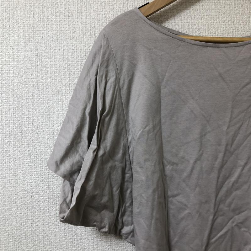 アナナス anana カットソー 半袖 36 無地 灰 / グレー / レディース USED 古着 中古 10017157