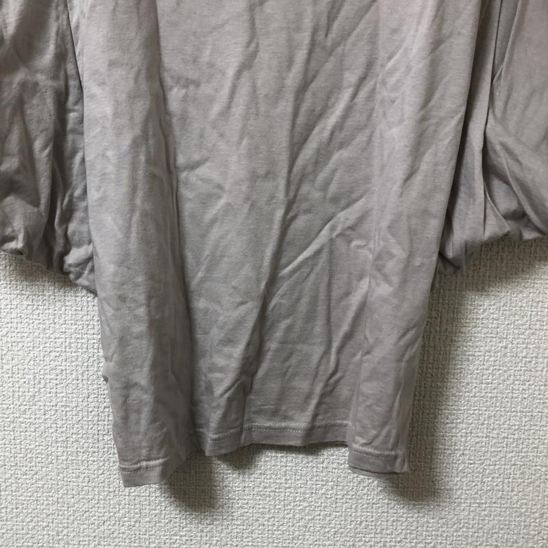 アナナス anana カットソー 半袖 36 無地 灰 / グレー / レディース USED 古着 中古 10017157