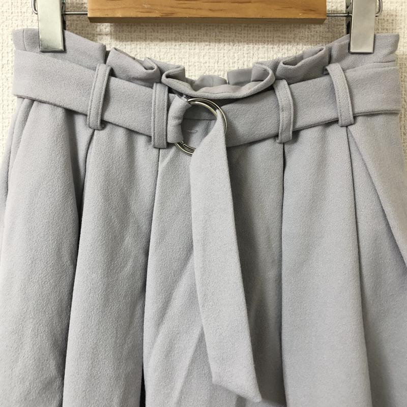 エンネア Ennea スカート ひざ丈スカート 38 無地 灰 / グレー / レディース USED 古着 中古 10017165