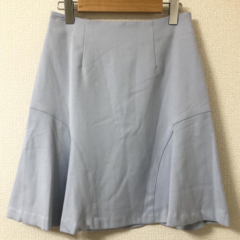 エンネア Ennea スカート ミニスカート 38 無地 青 / ブルー / レディース USED 古着 中古 10017166