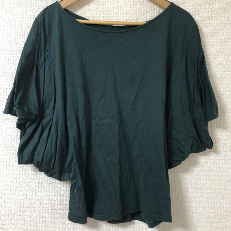 アナナス anana カットソー 半袖 40 無地 緑 / グリーン / レディース USED 古着 中古 10017169