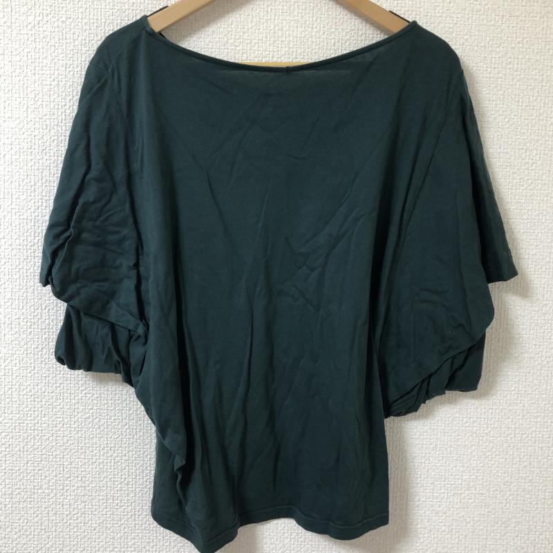 アナナス anana カットソー 半袖 40 無地 緑 / グリーン / レディース USED 古着 中古 10017169