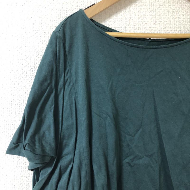 アナナス anana カットソー 半袖 40 無地 緑 / グリーン / レディース USED 古着 中古 10017169