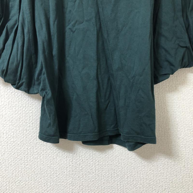 アナナス anana カットソー 半袖 40 無地 緑 / グリーン / レディース USED 古着 中古 10017169