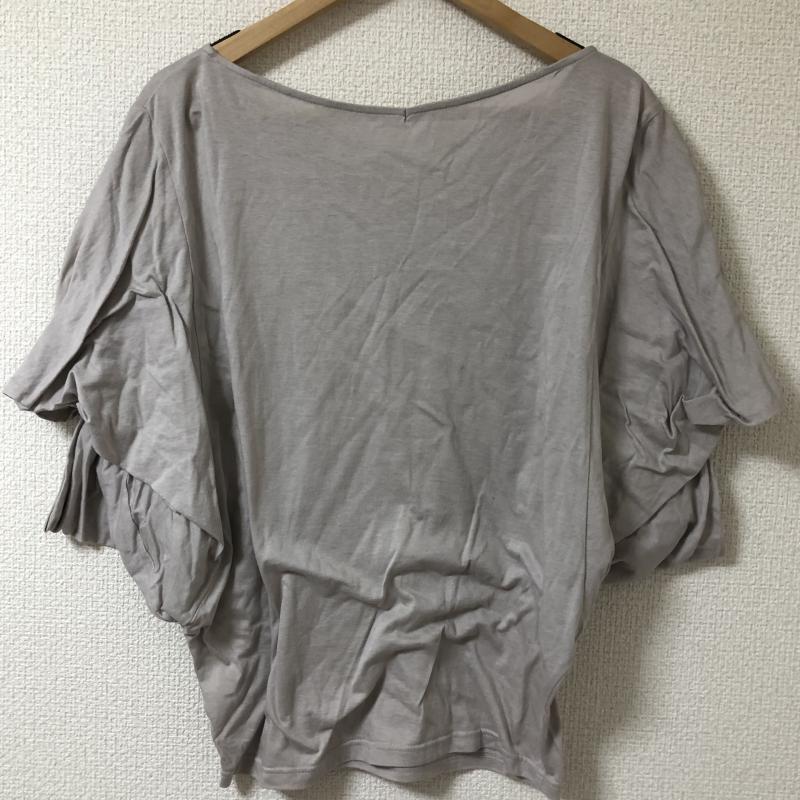 アナナス anana カットソー 半袖 40 無地 灰 / グレー / レディース USED 古着 中古 10017170