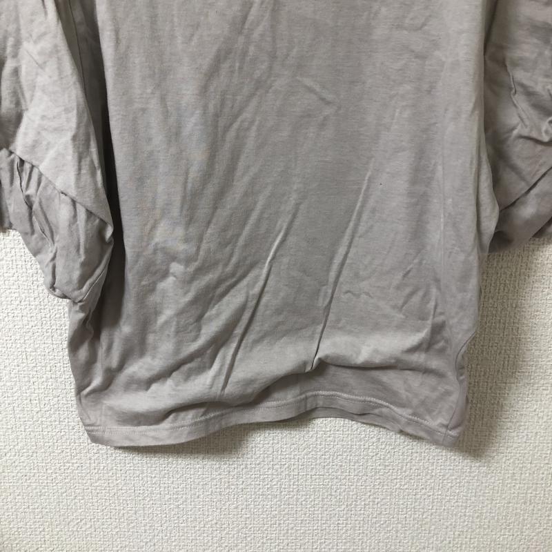 アナナス anana カットソー 半袖 40 無地 灰 / グレー / レディース USED 古着 中古 10017170