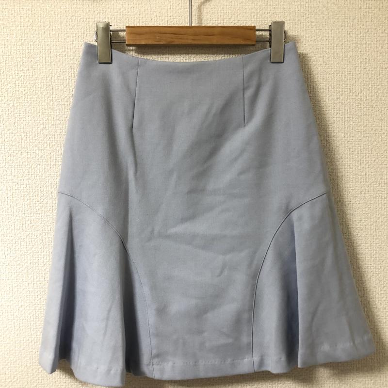 エンネア Ennea スカート ミニスカート 38 無地 青 / ブルー / レディース USED 古着 中古 10017171
