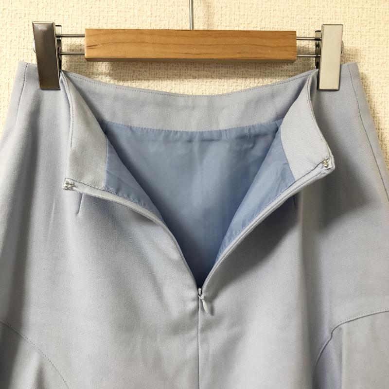 エンネア Ennea スカート ミニスカート 38 無地 青 / ブルー / レディース USED 古着 中古 10017171