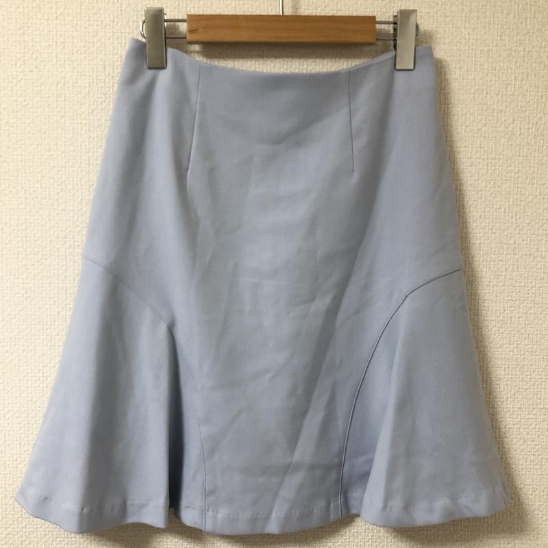 エンネア Ennea スカート ミニスカート 38 無地 青 / ブルー / レディース USED 古着 中古 10017172