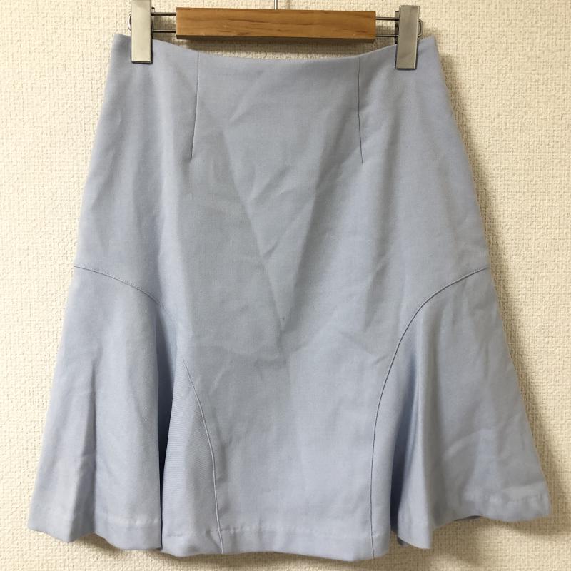 エンネア Ennea スカート ミニスカート 38 無地 青 / ブルー / レディース USED 古着 中古 10017173
