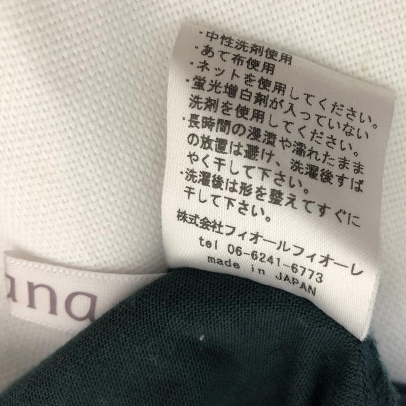 アナナス anana カットソー 半袖 36 無地 緑 / グリーン / レディース USED 古着 中古 10017175
