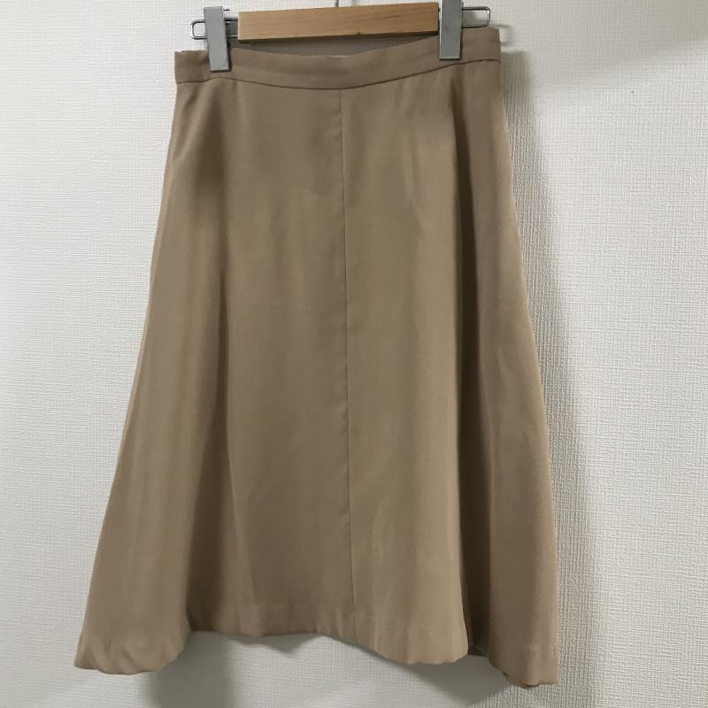 エンネア Ennea スカート ひざ丈スカート 38 無地 ベージュ / ベージュ / レディース USED 古着 中古 10017214