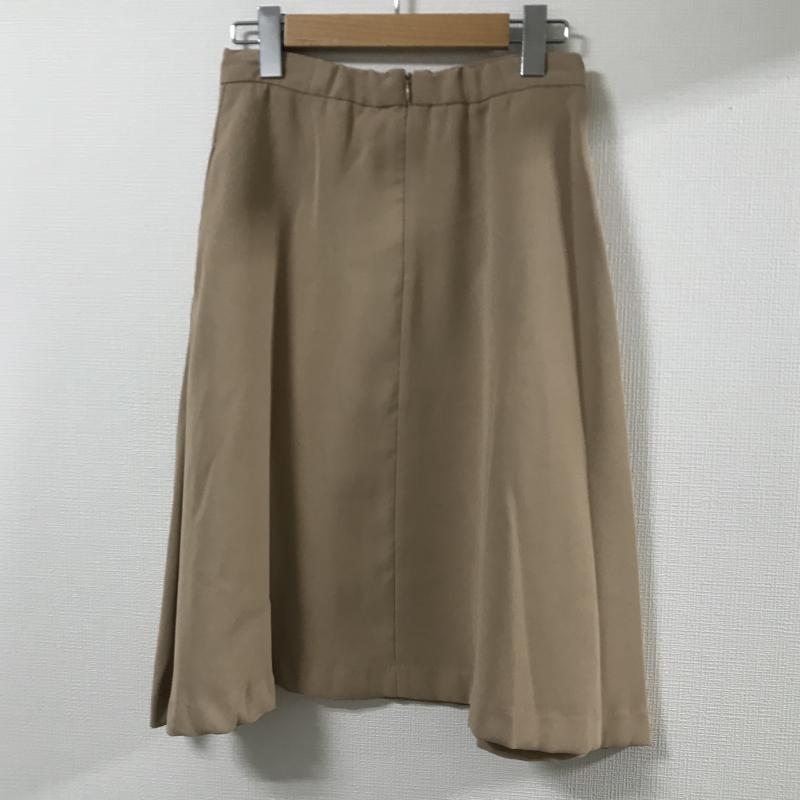 エンネア Ennea スカート ひざ丈スカート 38 無地 ベージュ / ベージュ / レディース USED 古着 中古 10017214