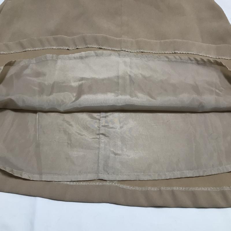 エンネア Ennea スカート ひざ丈スカート 38 無地 ベージュ / ベージュ / レディース USED 古着 中古 10017214