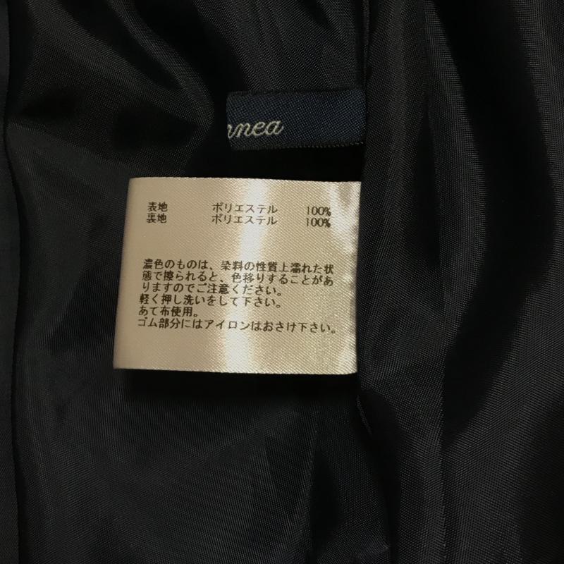 エンネア Ennea スカート ひざ丈スカート 38 無地 紺 / ネイビー / レディース USED 古着 中古 10017219