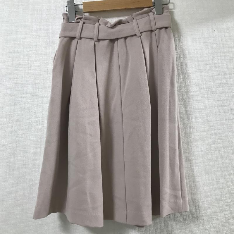 エンネア Ennea スカート ひざ丈スカート 36 無地 桃 / ピンク / レディース USED 古着 中古 10017221