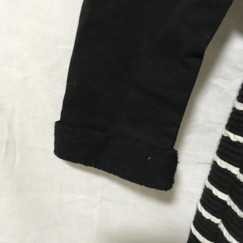 アズールバイマウジー AZUL BY MOUSSY ワンピース ひざ丈スカート S 無地 X ボーダー柄 黒 / ブラック / X 白 / ホワイト / レディース USED 古着 中古 10017288