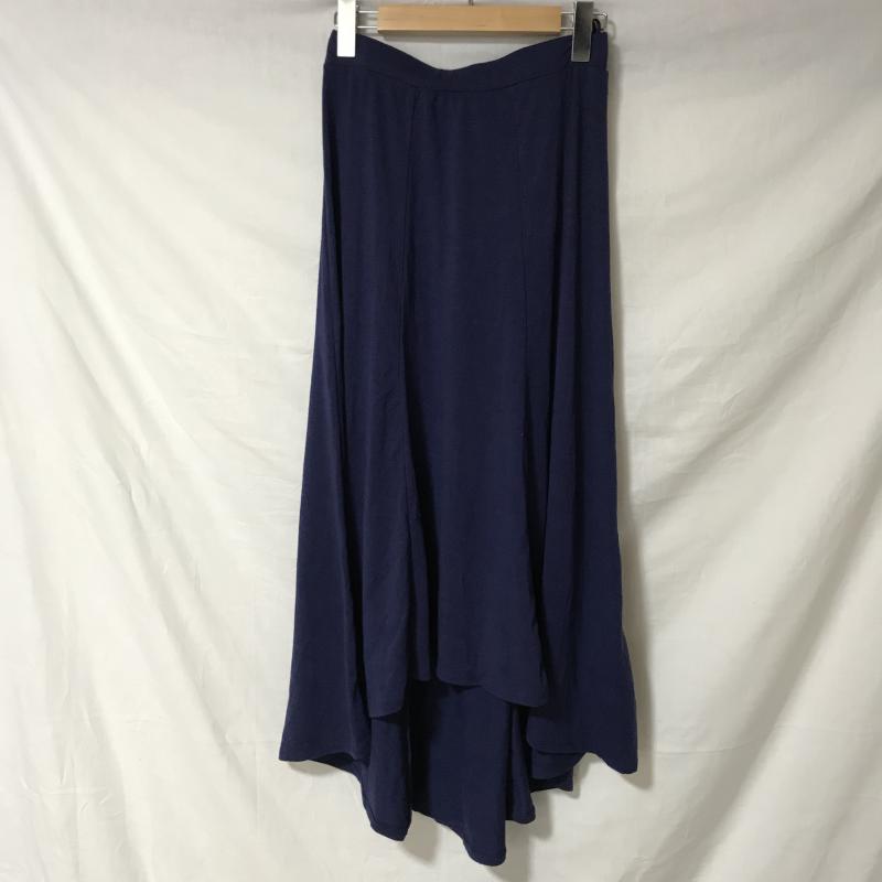 アズールバイマウジー AZUL BY MOUSSY スカート ひざ丈スカート M 無地 青 / ブルー / レディース USED 古着 中古 10017310