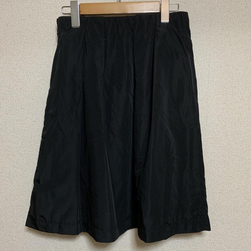 エル ELLE スカート ひざ丈スカート 40 無地 黒 / ブラック / レディース USED 古着 中古 10017362