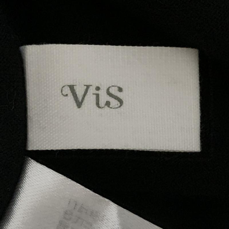 ビス ViS カットソー 長袖 FREE 花柄 黒 / ブラック / レディース USED 古着 中古 10017370