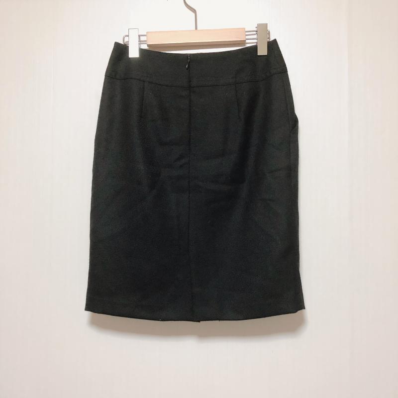 ニジュウサンク 23区 スカート ミニスカート 36 無地 黒 / ブラック /  レディース USED 古着 中古 10017384