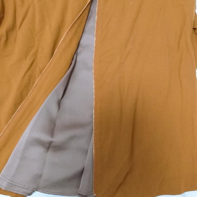 エンネア Ennea カットソー 長袖 38 無地 茶 / ブラウン / X ベージュ / ベージュ / レディース USED 古着 中古 10017420