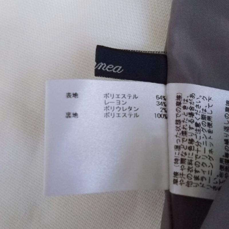 エンネア Ennea スカート ひざ丈スカート 36 無地 灰 / グレー / レディース USED 古着 中古 10017424