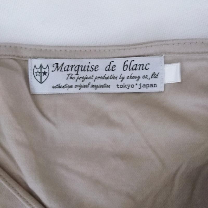 マルキスデブラン Marquise de blanc カットソー 長袖 38 無地 灰 / グレー / レディース USED 古着 中古 10017442