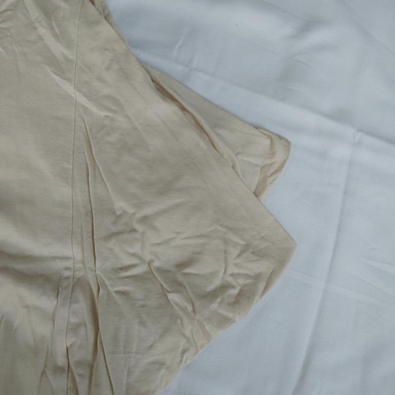 アナナス anana カットソー 半袖 38 無地 ベージュ / ベージュ / レディース USED 古着 中古 10017457