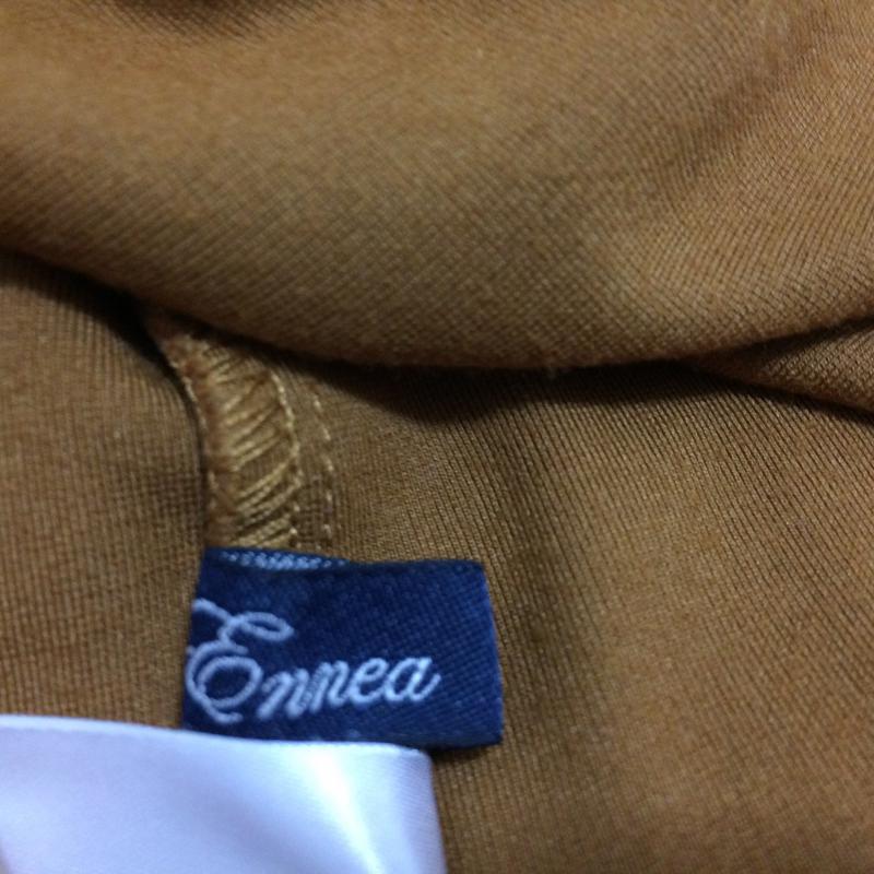 エンネア Ennea カットソー 七分袖 無地 茶 / ブラウン / レディース USED 古着 中古 10017470