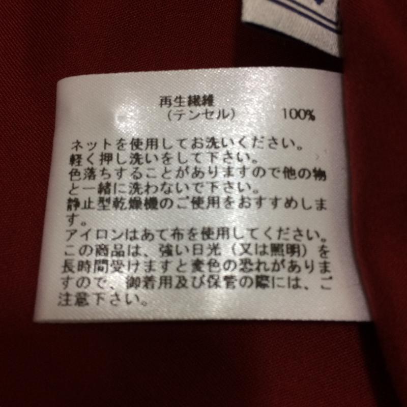 シードレイク Seadrake カットソー 長袖 38 無地 えんじ / ワインレッド / レディース USED 古着 中古 10017475