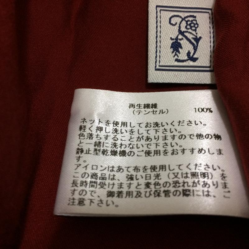 シードレイク Seadrake カットソー 長袖 38 無地 えんじ / ワインレッド / レディース USED 古着 中古 10017477